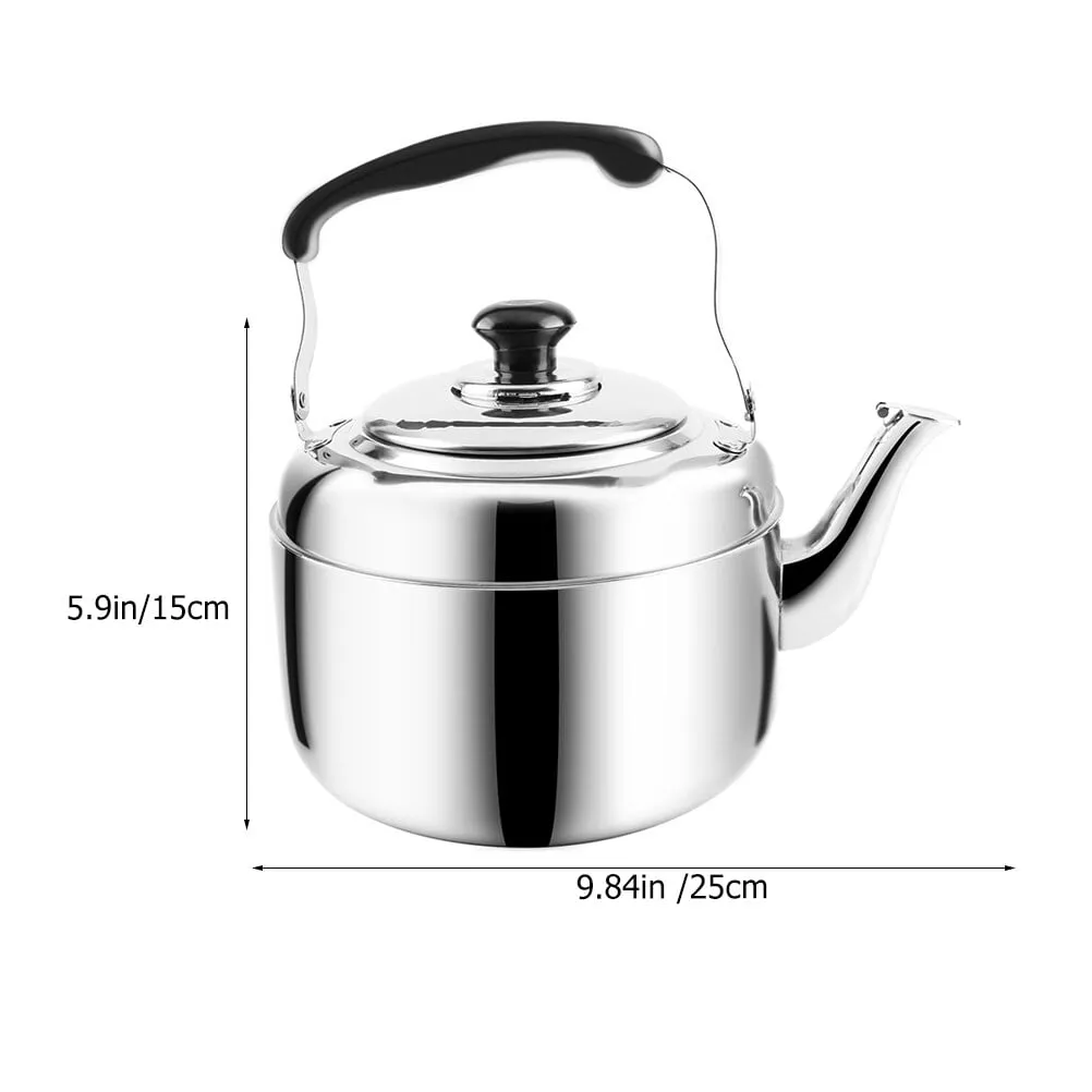 2 Count Portable Stove Stainless Steel Tea Pots Kettle Home Accents Decor Buzzing Sheep Water Boiler