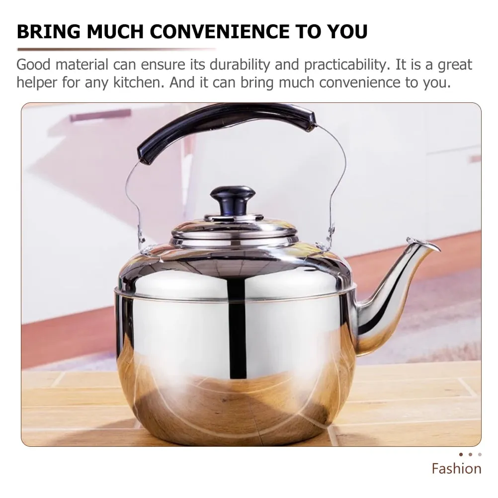 2 Count Portable Stove Stainless Steel Tea Pots Kettle Home Accents Decor Buzzing Sheep Water Boiler
