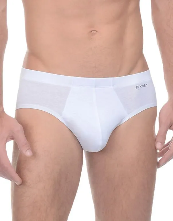 2xist Men's 4-Pack Essential Cotton Bikini Heather Grey/White/Black/White 020432