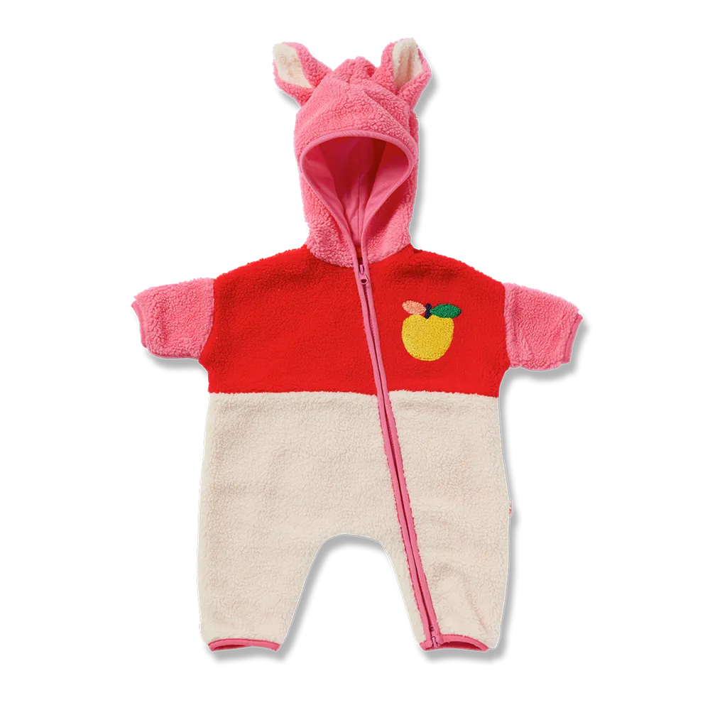 A Is For Apple Baby Sherpa Roosuit