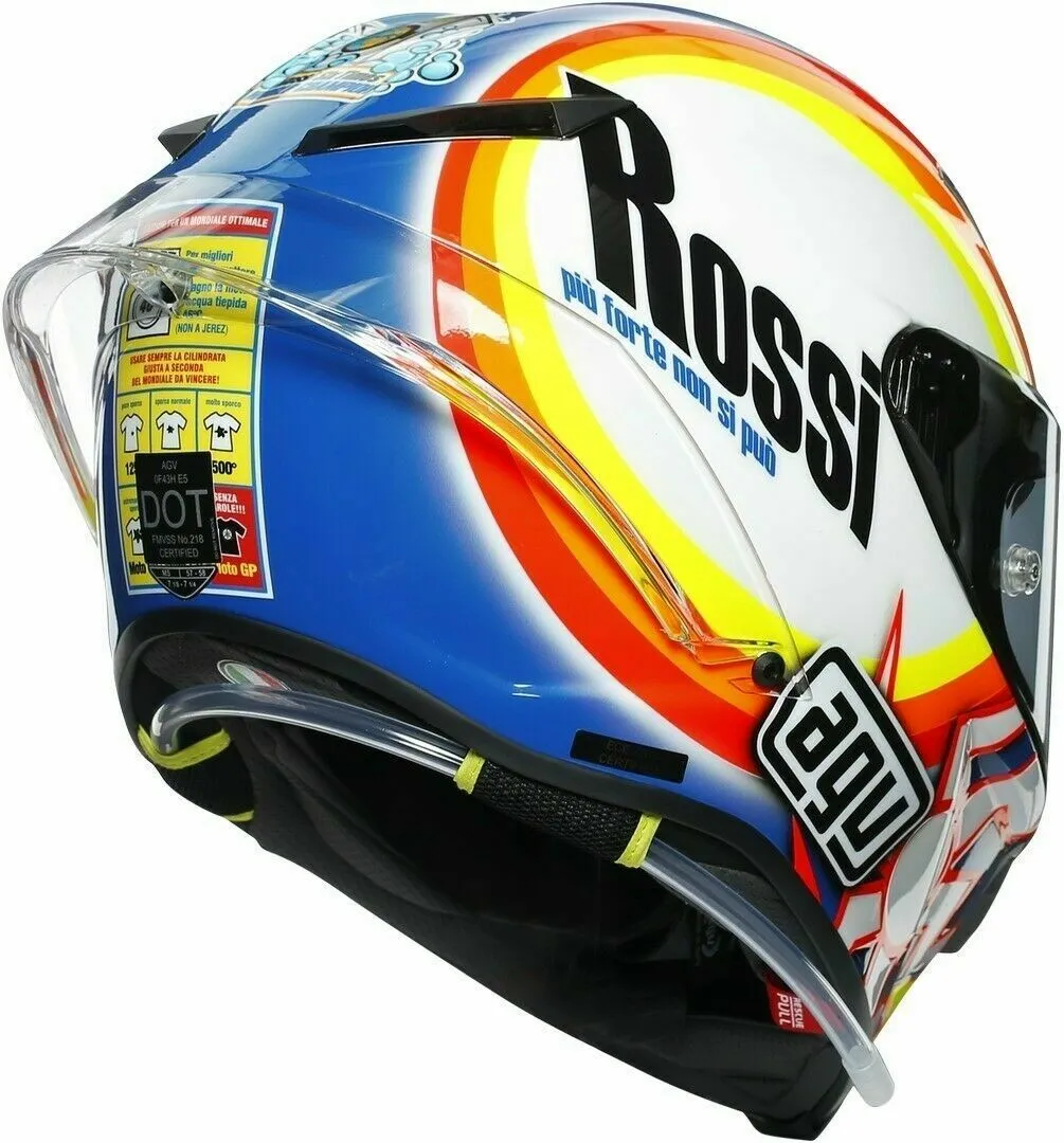 AGV Pista GP-RR Carbon Full Face Helmet Rossi 2005 Sepang Winter Test   Smoke Visor