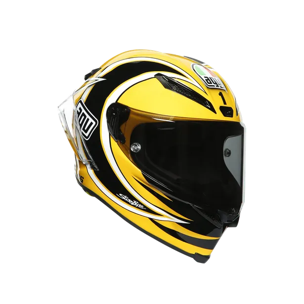 AGV Pista GP-RR Carbon Full Face Helmet Rossi Yamaha Laguna Seca Test 2005   Smoke Visor