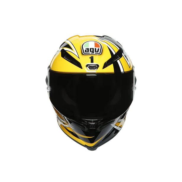 AGV Pista GP-RR Carbon Full Face Helmet Rossi Yamaha Laguna Seca Test 2005   Smoke Visor