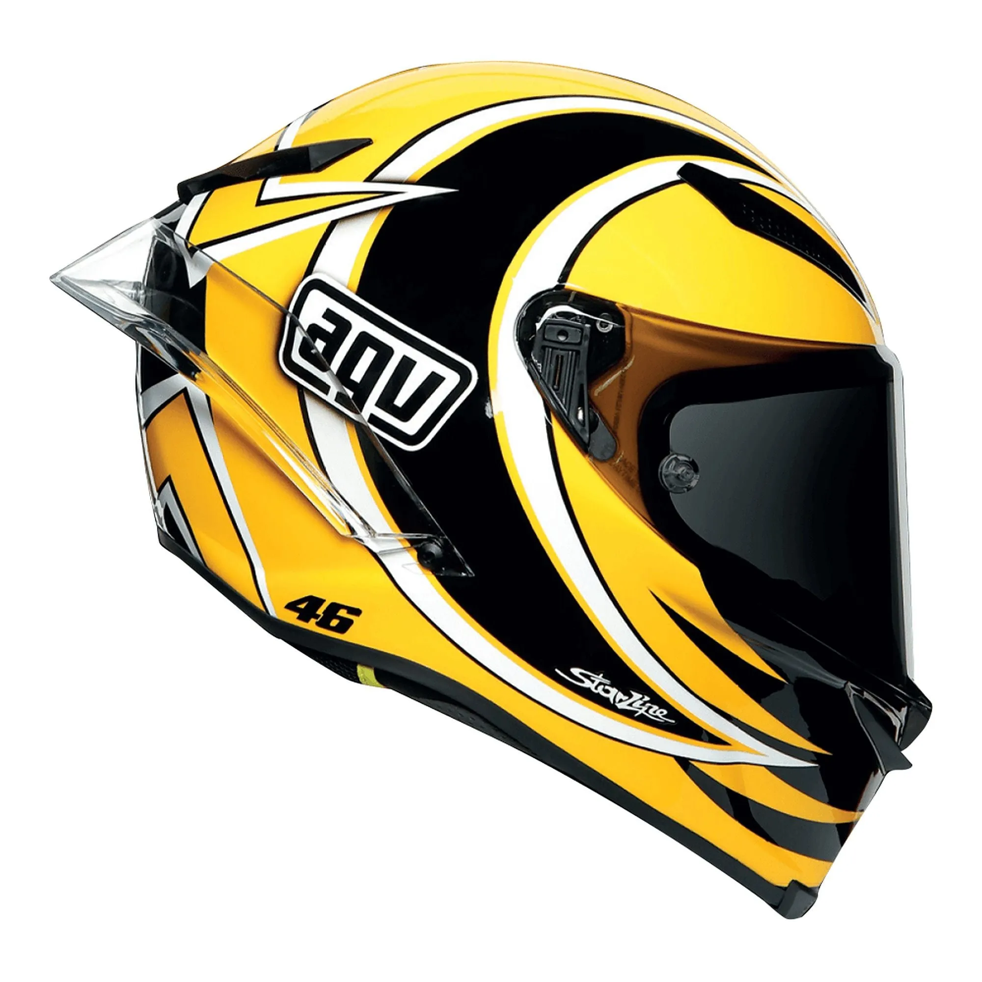 AGV Pista GP-RR Carbon Full Face Helmet Rossi Yamaha Laguna Seca Test 2005   Smoke Visor