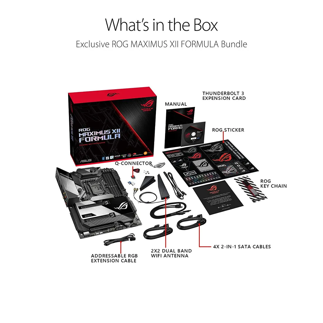 ASUS ROG Maximus XII Formula Z490 LGA 1200 ATX Gaming Motherboard with Triple M.2 and Intel WiFi 6