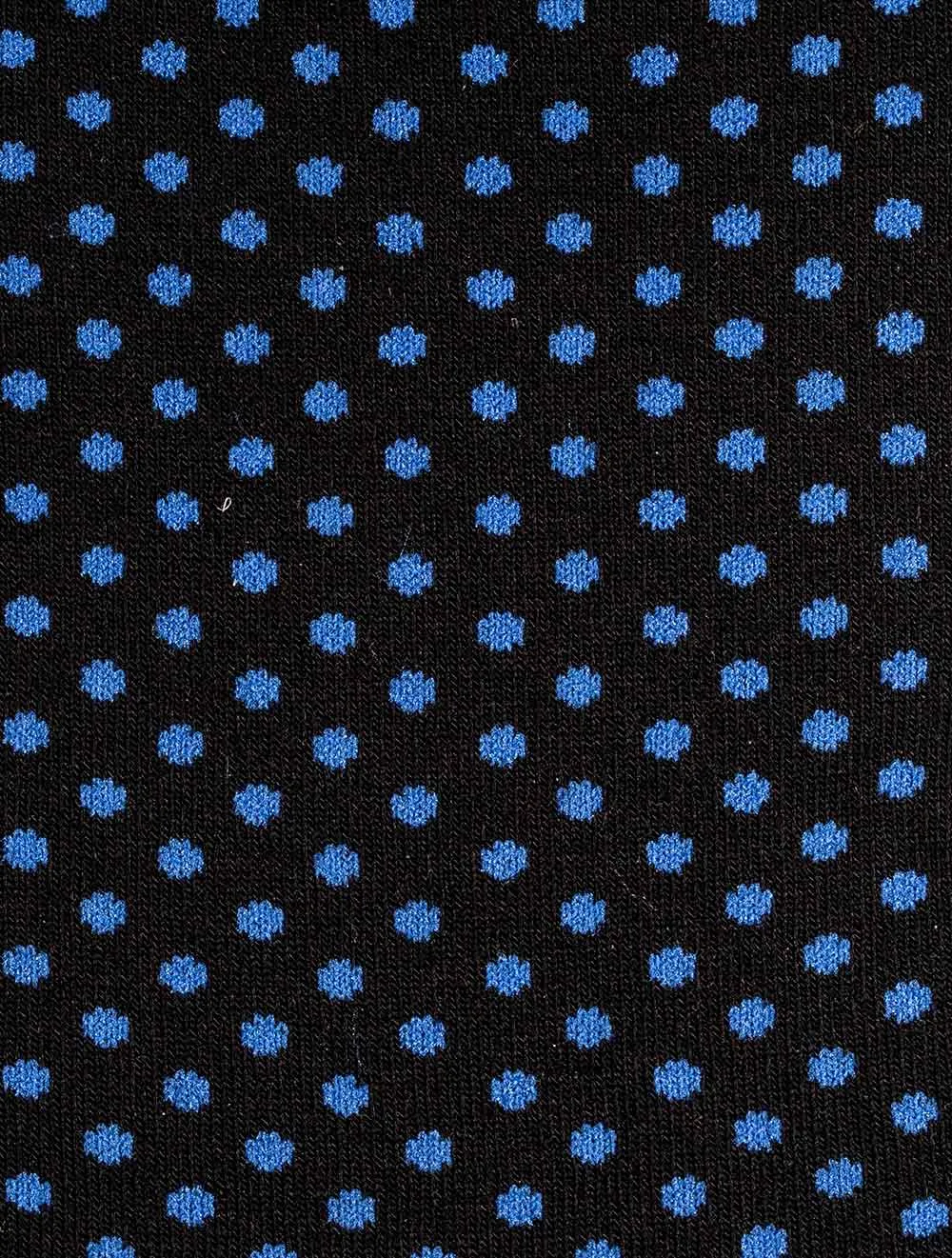 Bamboo Dotted Print Socks Navy/blue