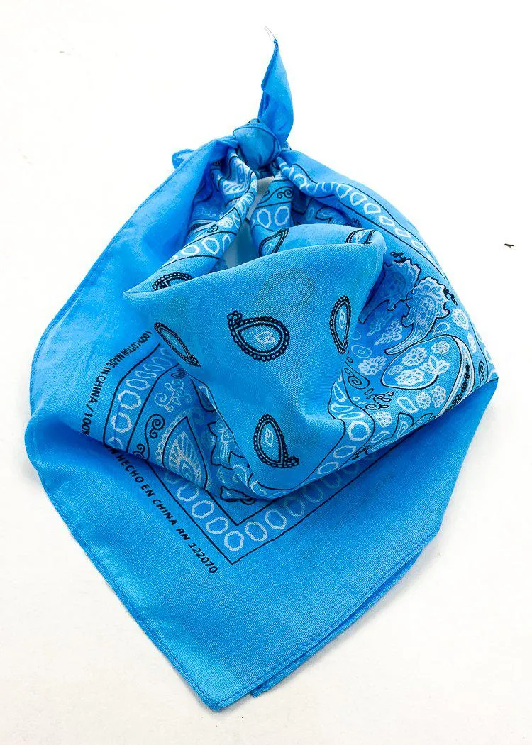 Bandana Scarf-Blue