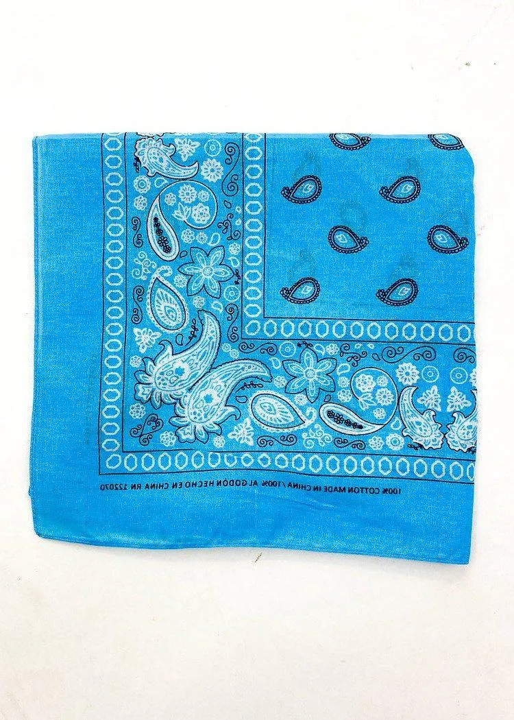 Bandana Scarf-Blue