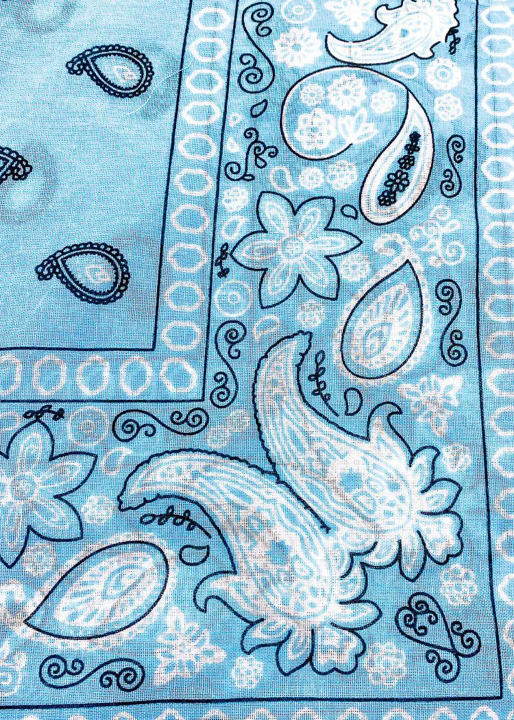 Bandana Scarf-Blue