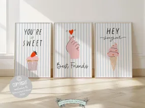 Best Friends Prints - Set of 3 - 002