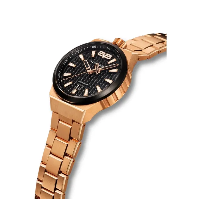 Bomberg Metropolis Shanghai Automatic Limited Edition Men's Gold Watch BF43APGD.09-9.12