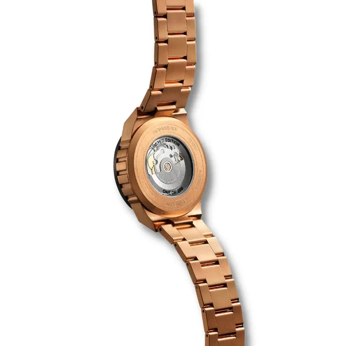 Bomberg Metropolis Shanghai Automatic Limited Edition Men's Gold Watch BF43APGD.09-9.12