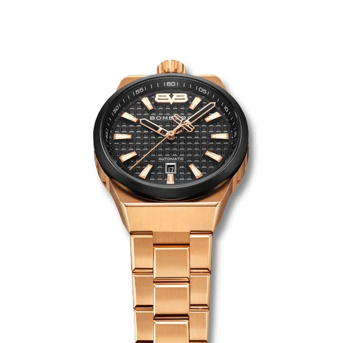 Bomberg Metropolis Shanghai Automatic Limited Edition Men's Gold Watch BF43APGD.09-9.12