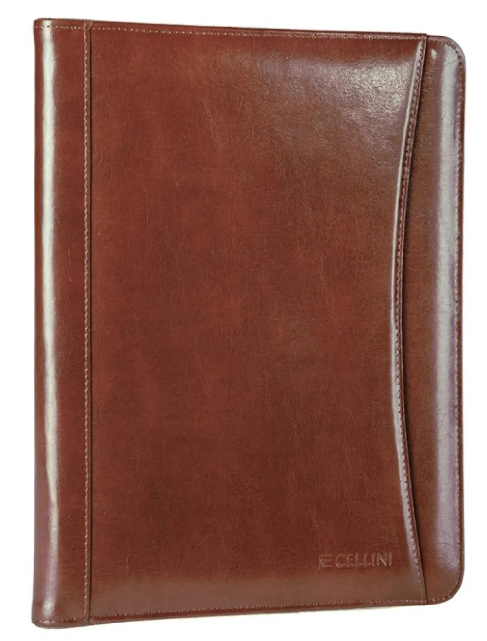 Cellini A4 Leather Zip Around Folder | Black