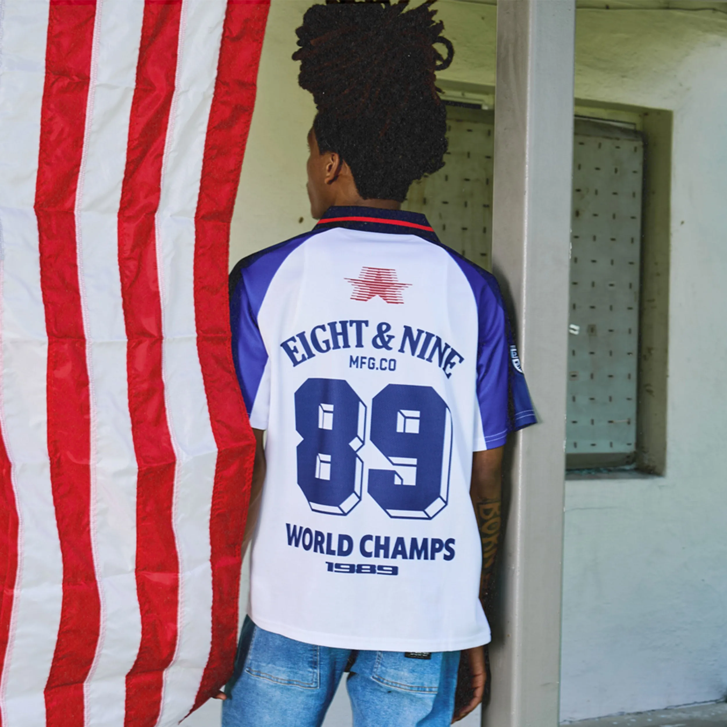 Champs Soccer Jersey White