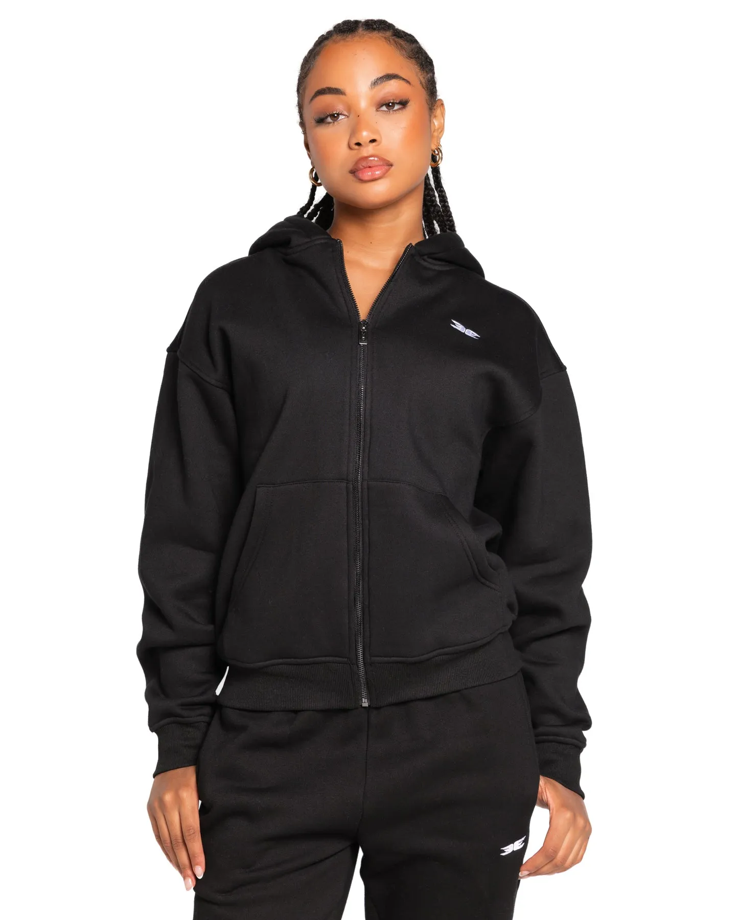 Classic Zip Through - Black