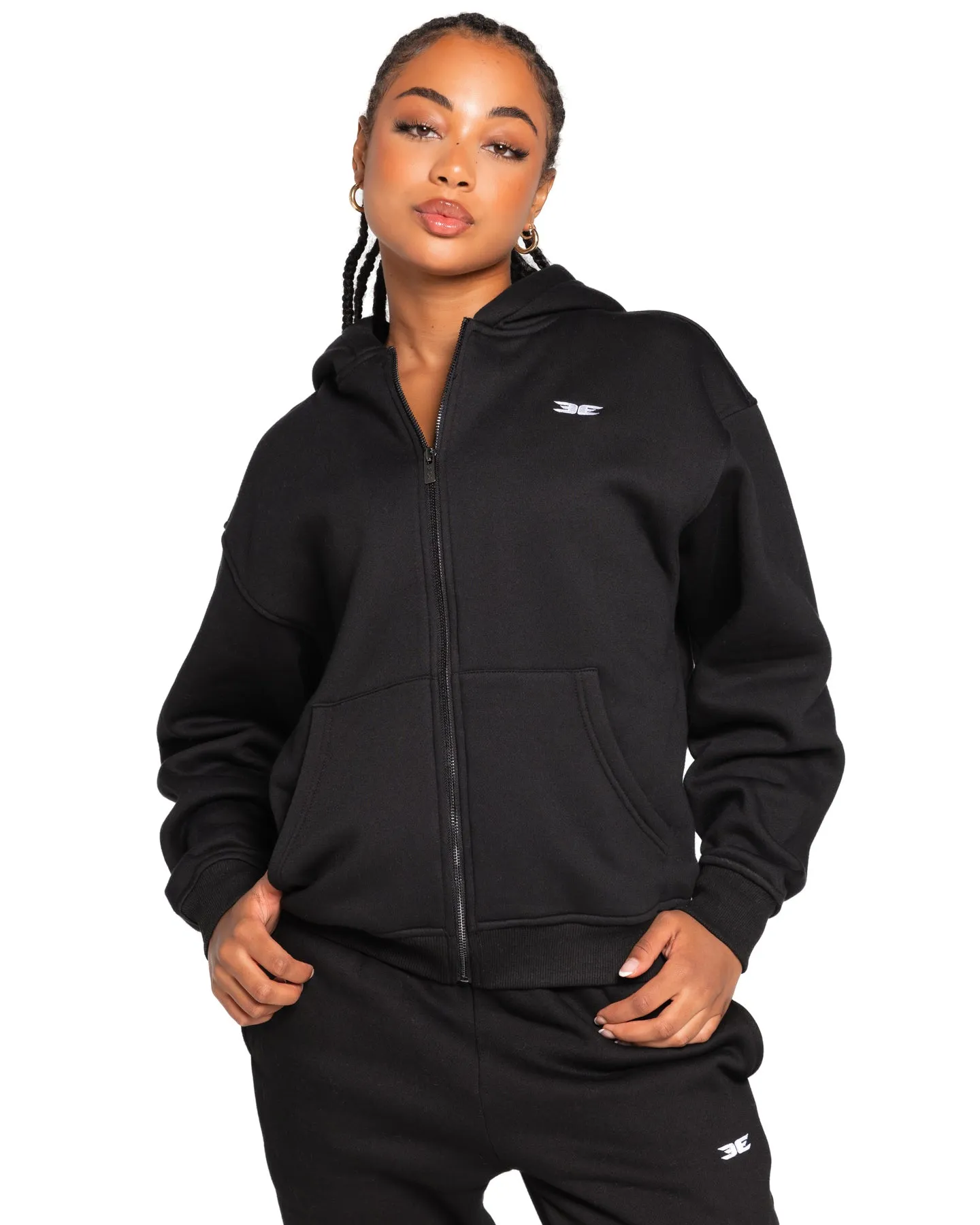 Classic Zip Through - Black