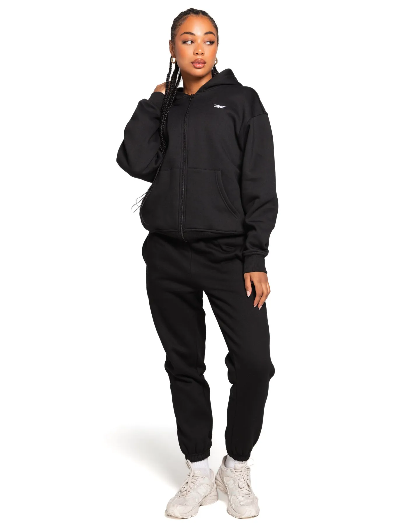 Classic Zip Through - Black