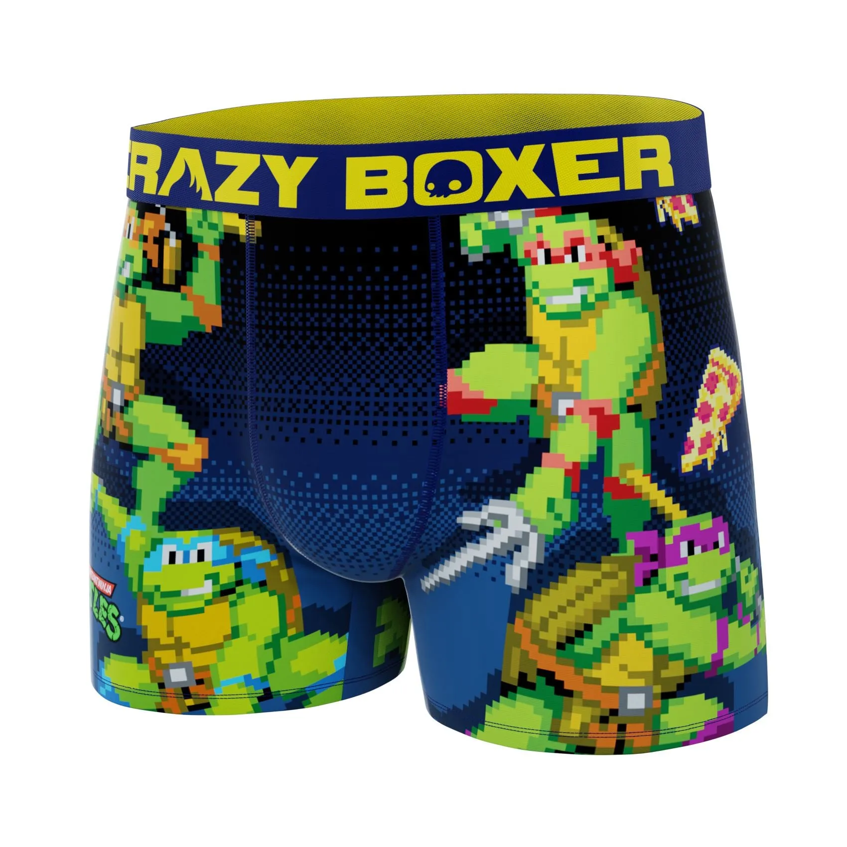 CRAZYBOXER Ninja Turtles 8bit Men's Boxer Briefs (Creative Packaging)