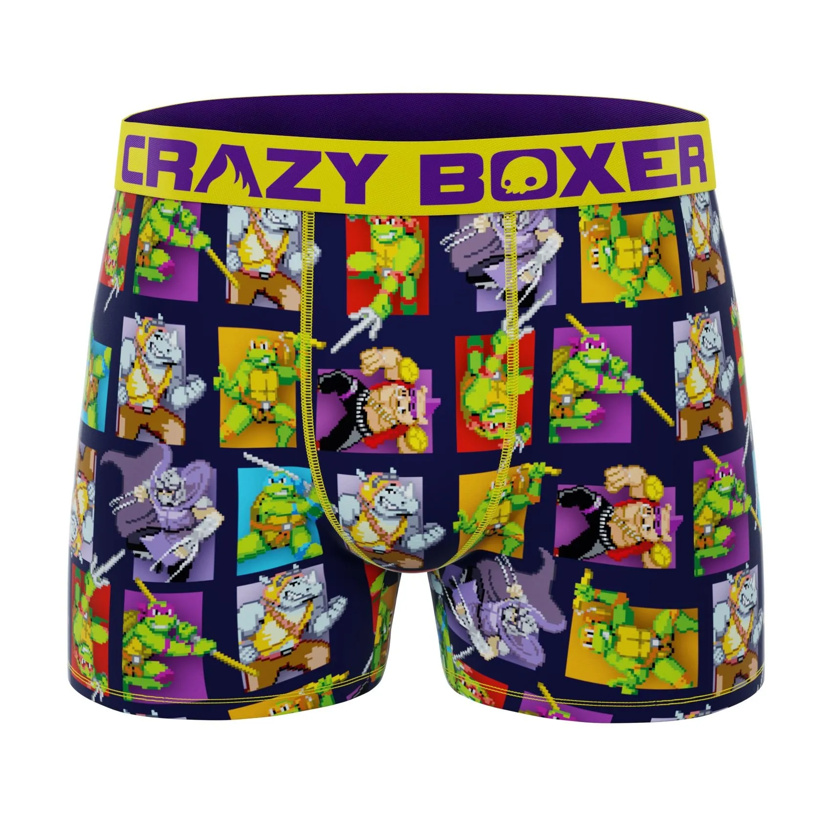 CRAZYBOXER Ninja Turtles In Time Men's Boxer Briefs (Pack 2)