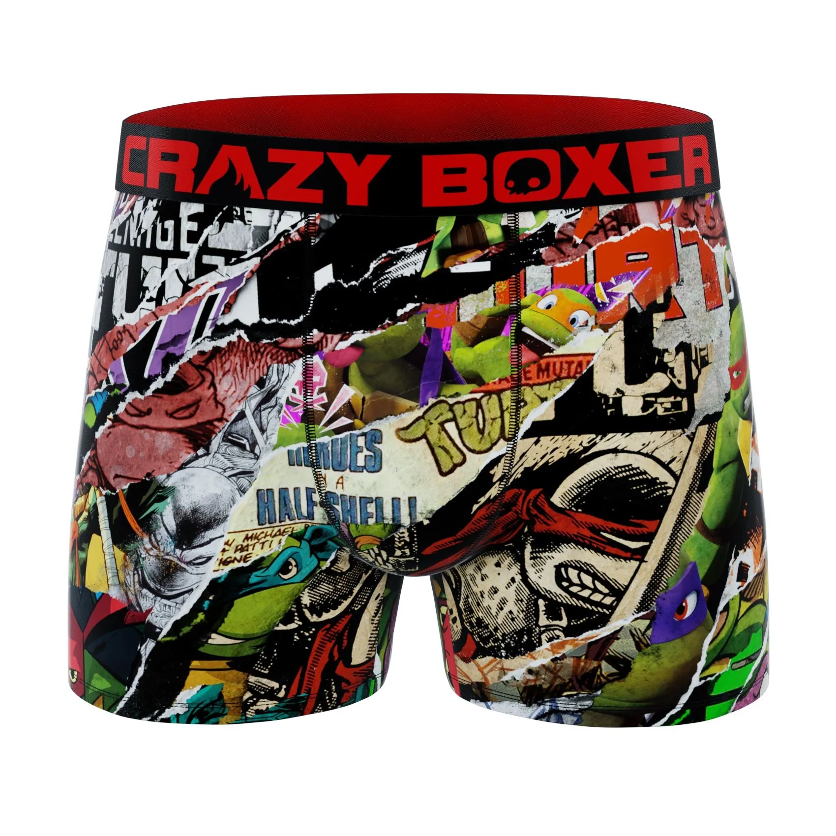 CRAZYBOXER Ninja Turtles Medley Men's Boxer Briefs (3 pack)
