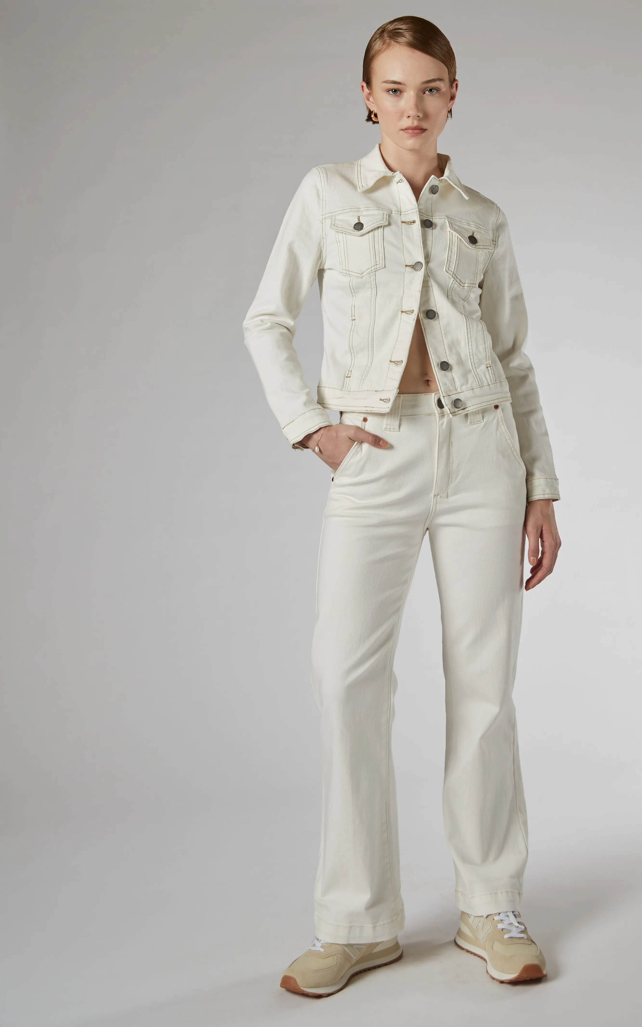 Dita Ivory Denim Jacket