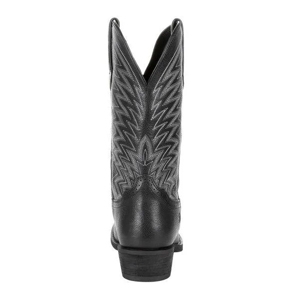 Durango Rebel Men's Frontier Black Western R-Toe Boot DDB0241