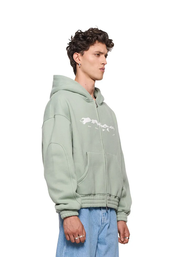 Elysium Zip Hoodie Mint