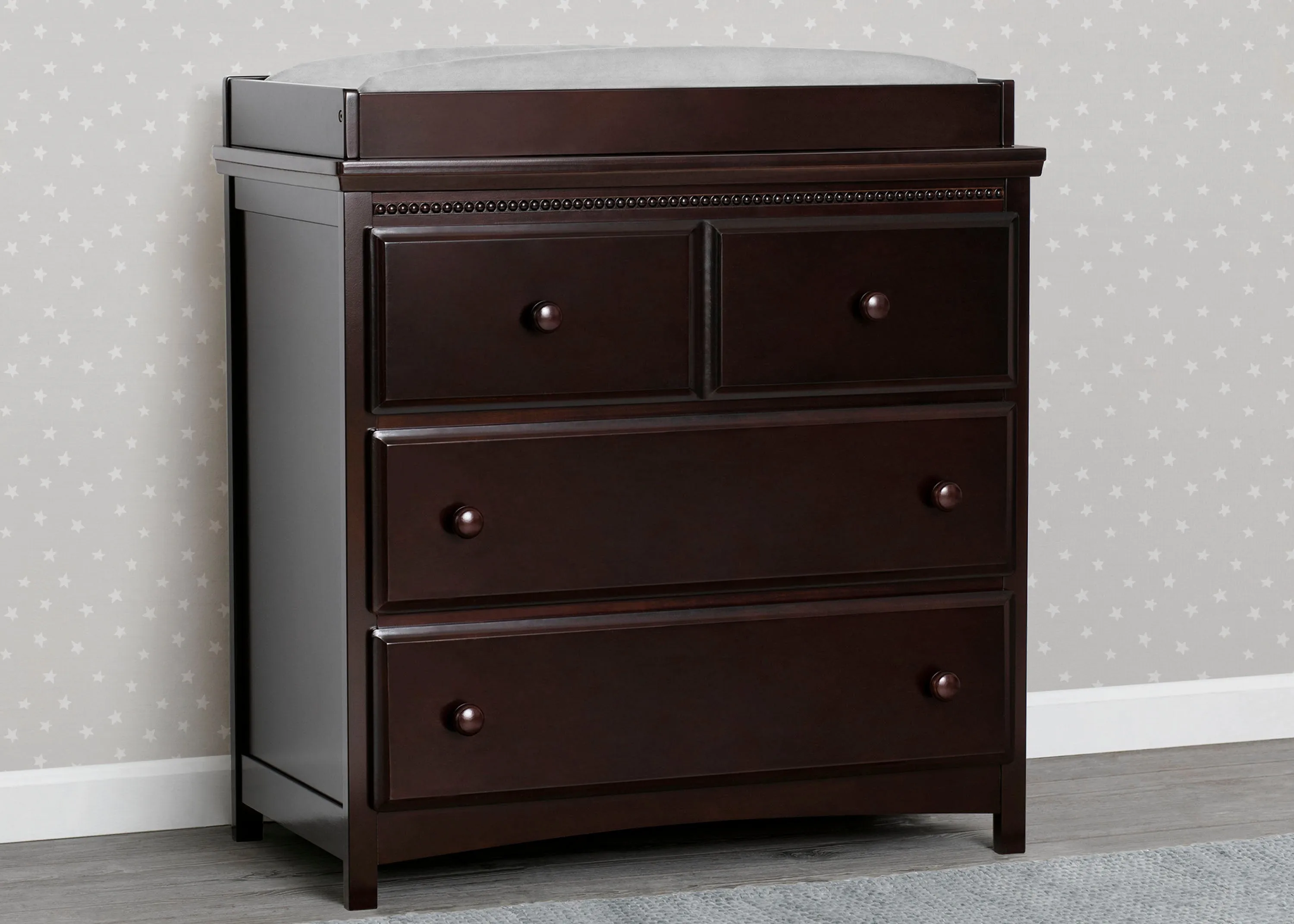 Emerson 3 Drawer Dresser with Changing Top