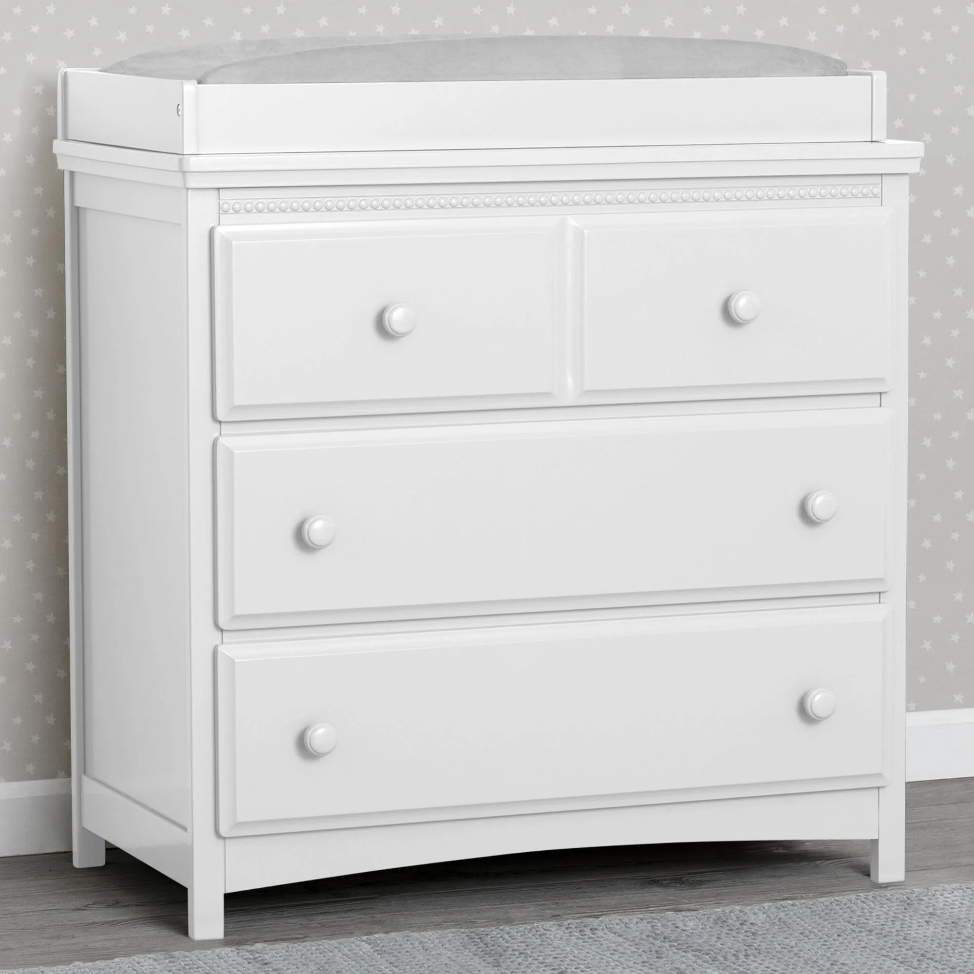 Emerson 3 Drawer Dresser with Changing Top