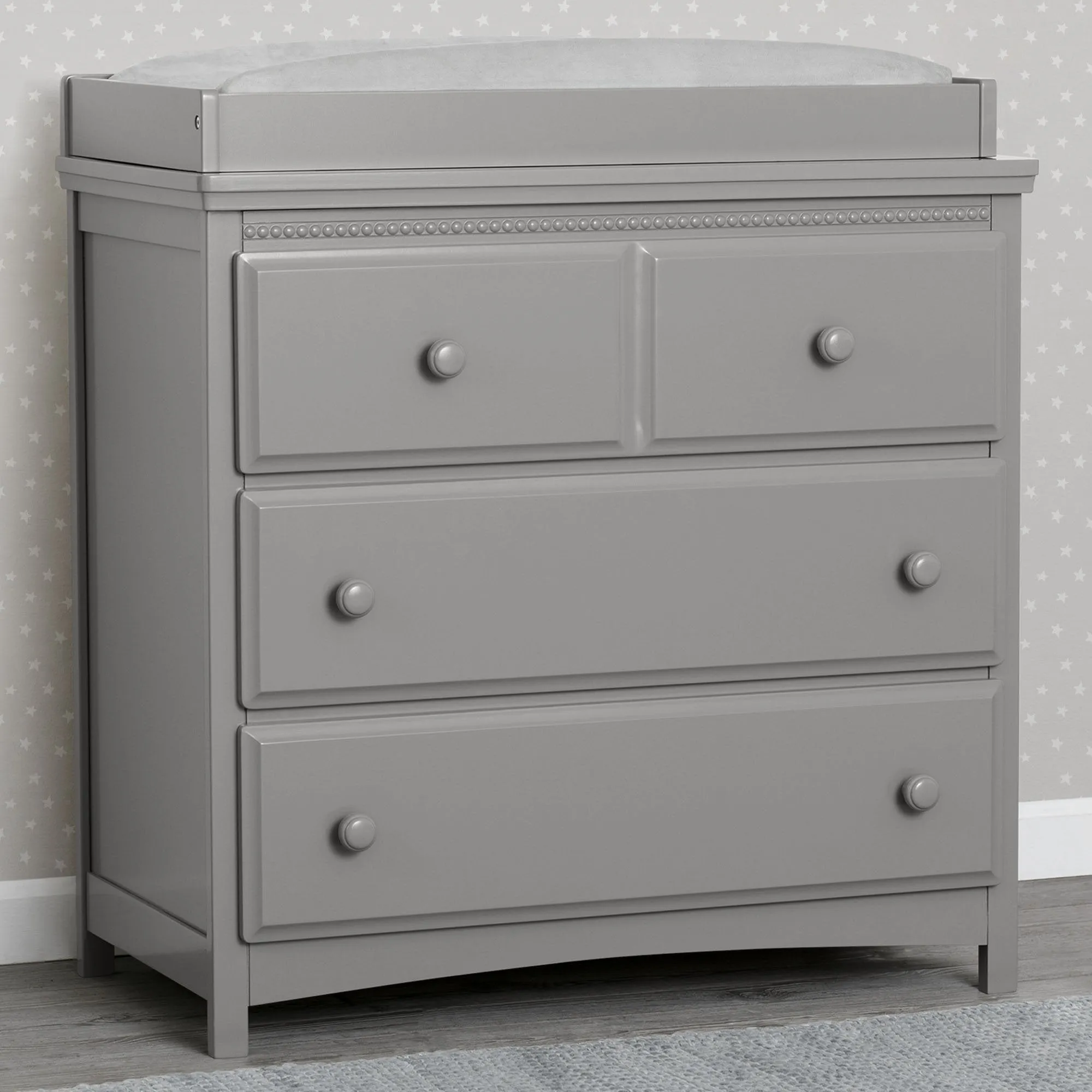 Emerson 3 Drawer Dresser with Changing Top
