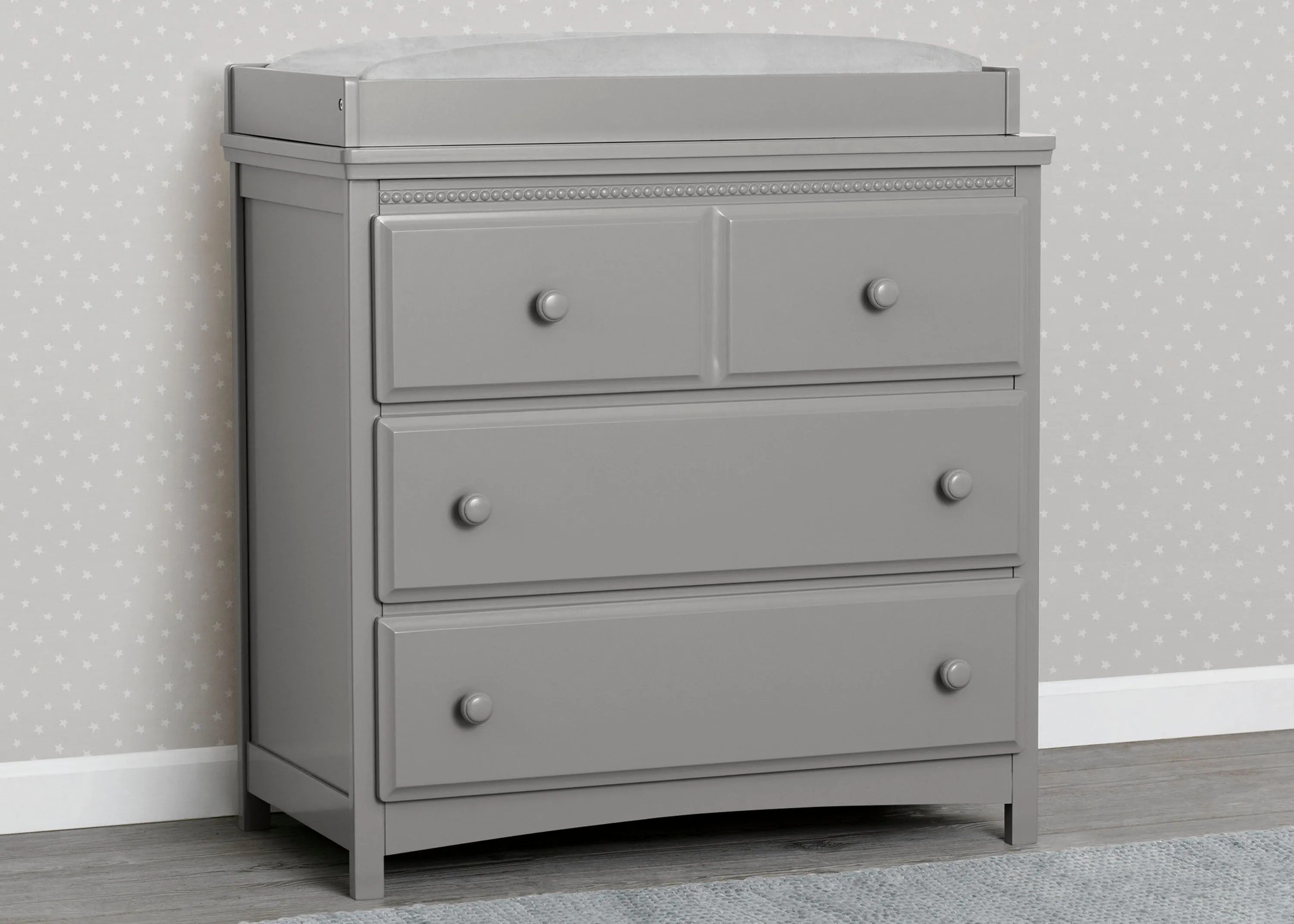 Emerson 3 Drawer Dresser with Changing Top