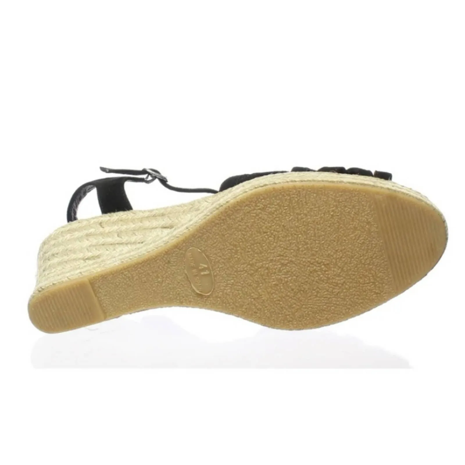 Eric Michael Marilyn Black Espadrilles Sandals