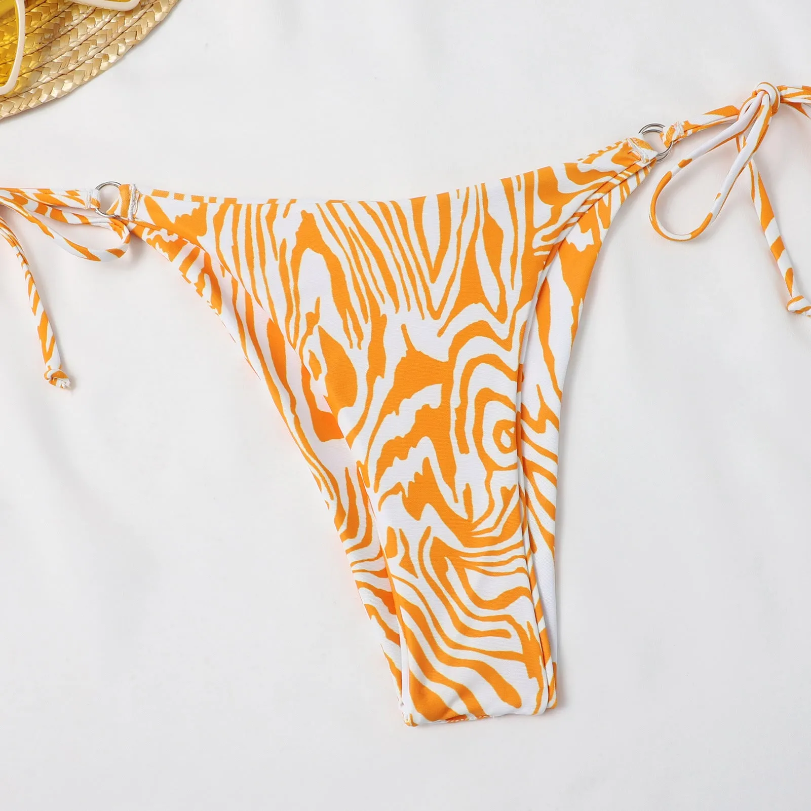 European And American Zebra Patterned Bikini