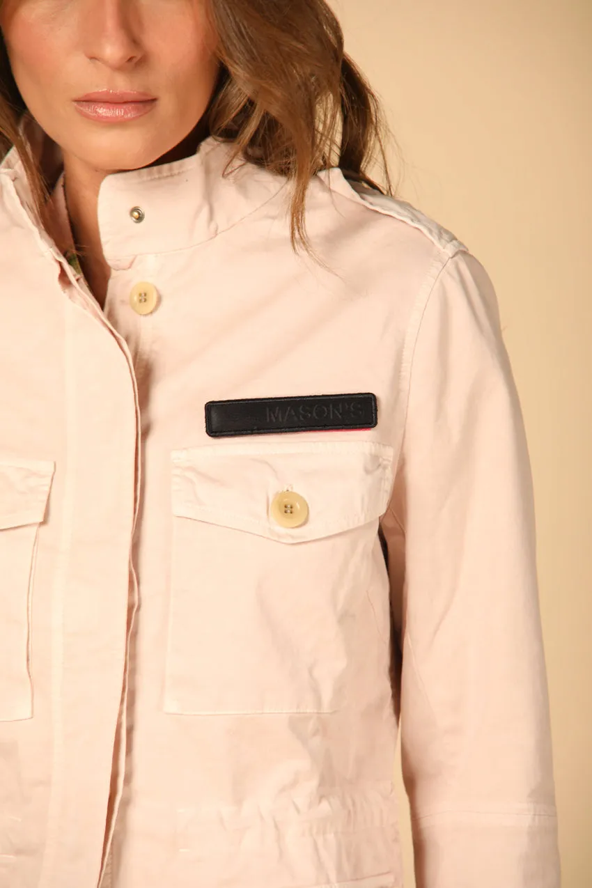 Eva woman's field jacket in cotton with patch