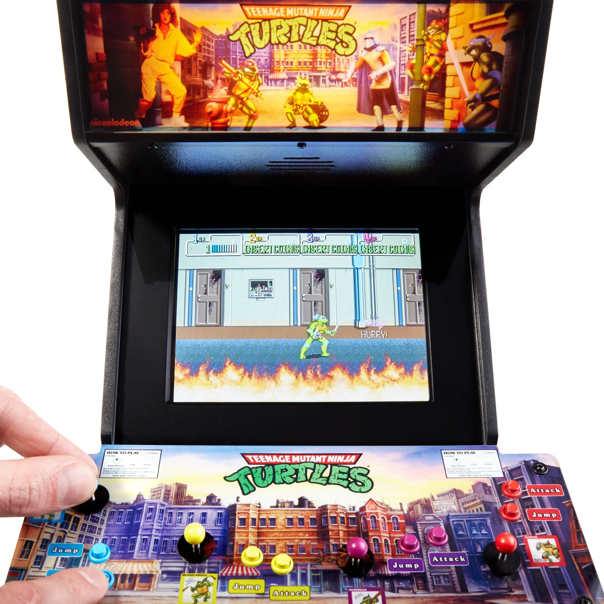 EXCLUSIVE • TMNT Quarter Scale Arcade Cabinet