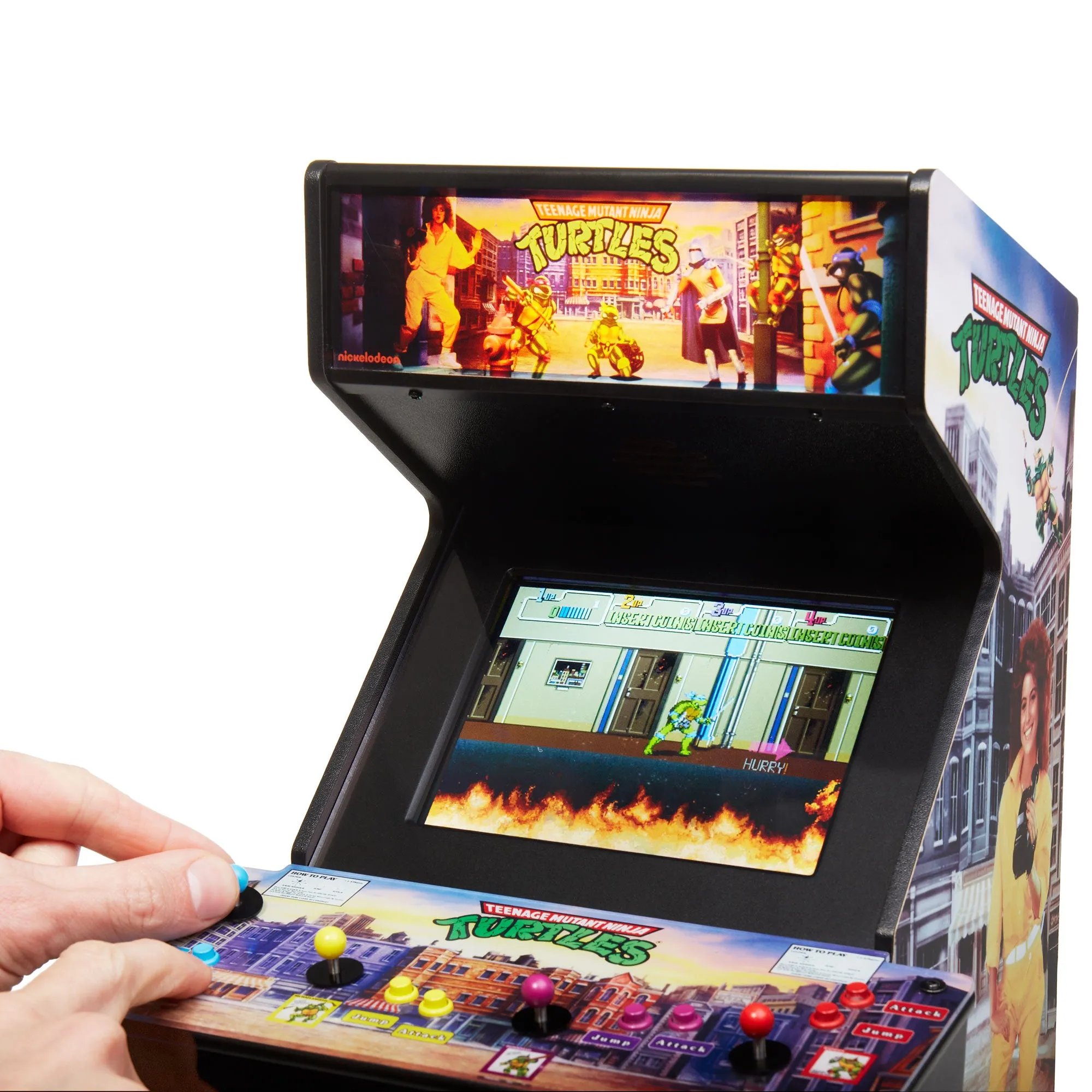 EXCLUSIVE • TMNT Quarter Scale Arcade Cabinet