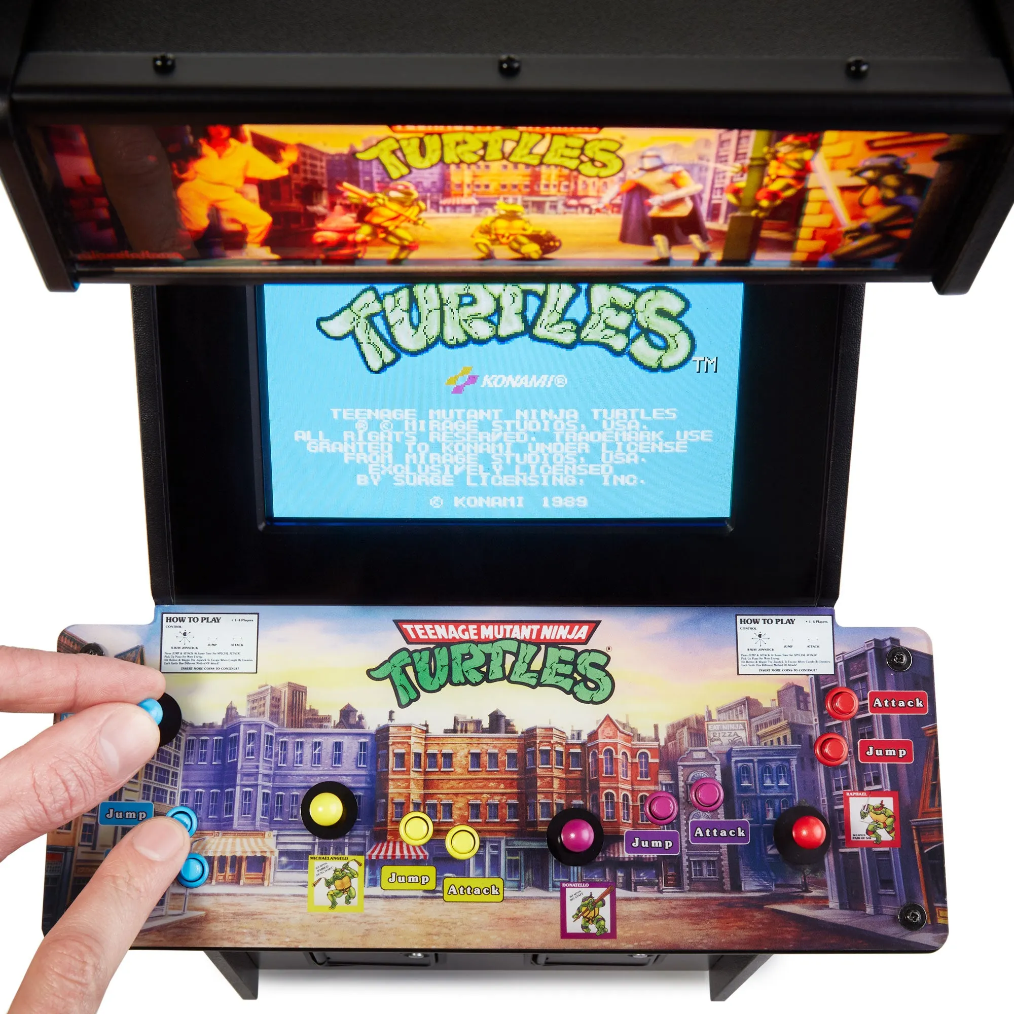 EXCLUSIVE • TMNT Quarter Scale Arcade Cabinet
