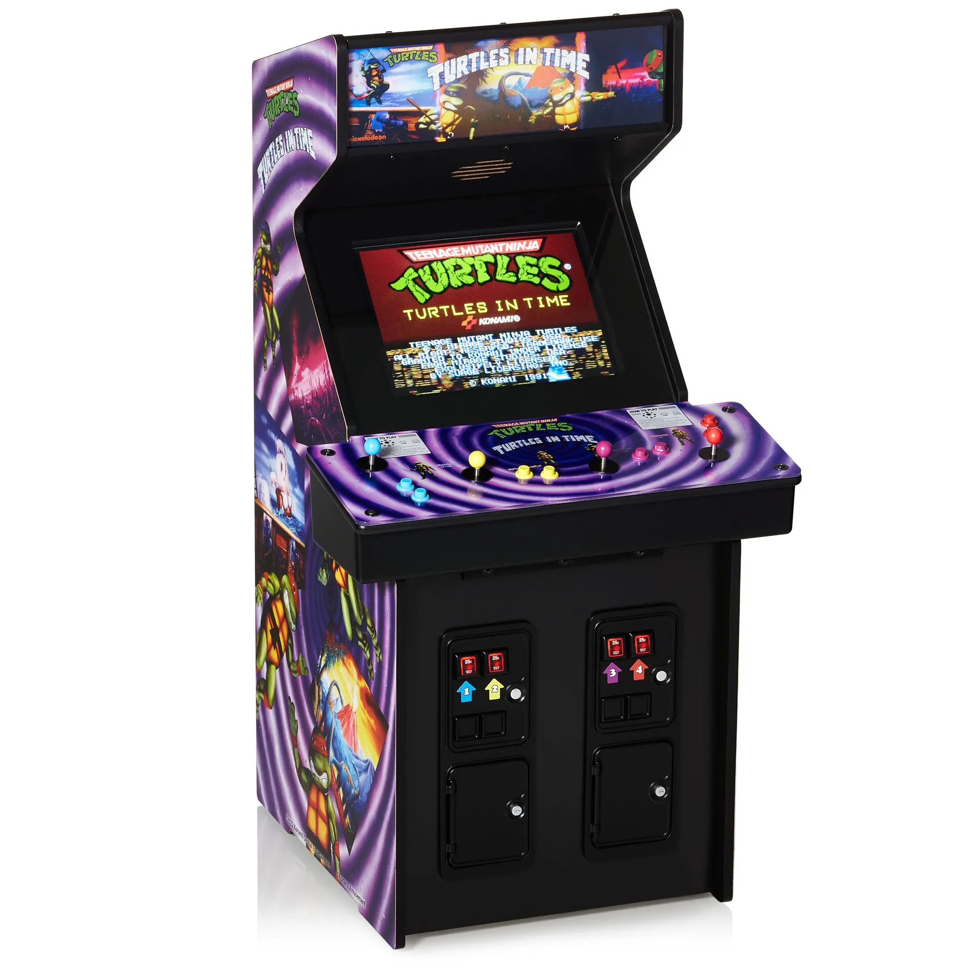 EXCLUSIVE • TMNT – Turtles in Time Quarter Scale Arcade Cabinet
