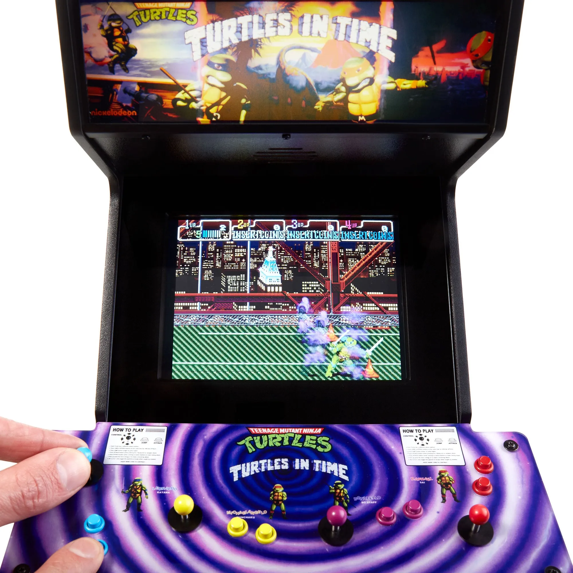 EXCLUSIVE • TMNT – Turtles in Time Quarter Scale Arcade Cabinet