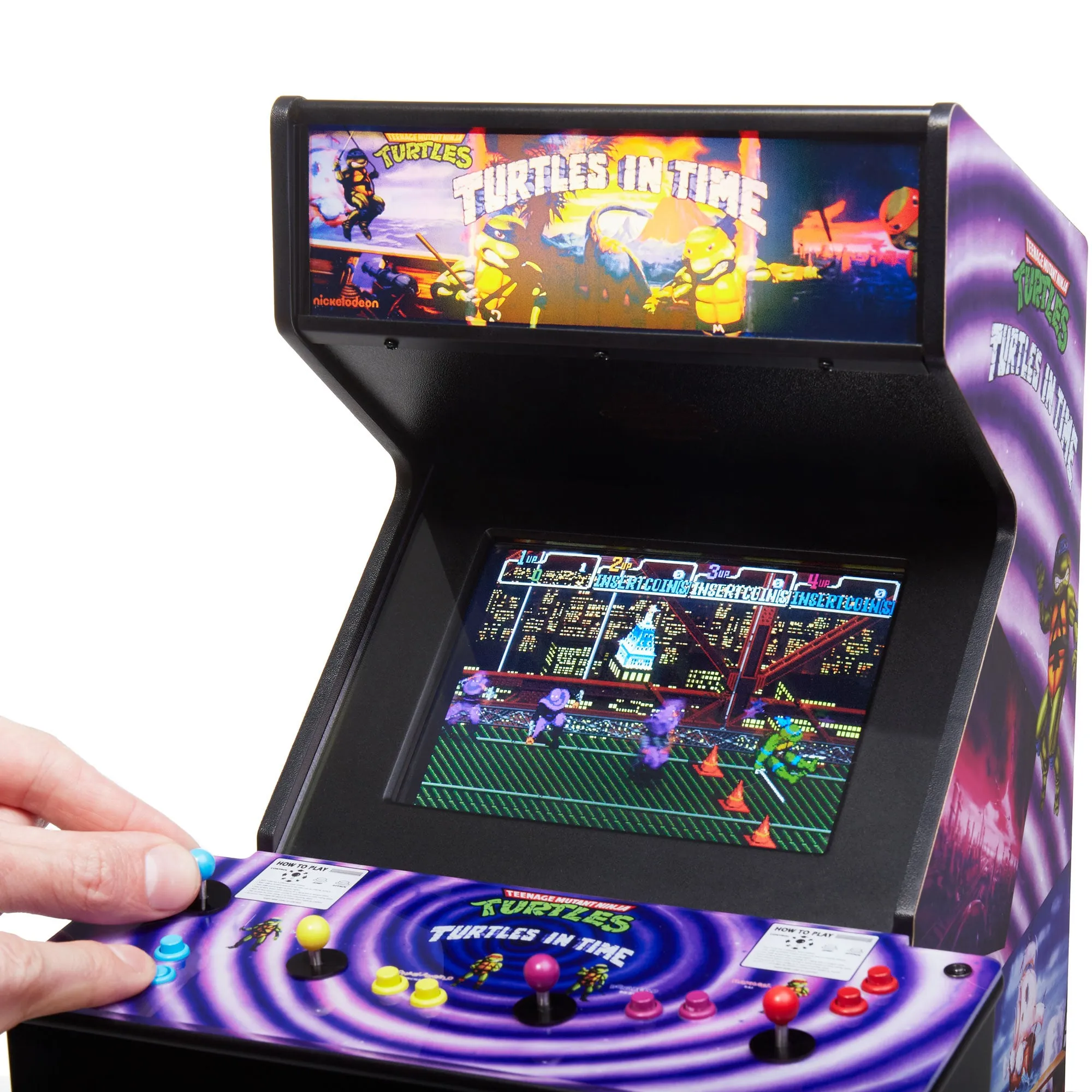 EXCLUSIVE • TMNT – Turtles in Time Quarter Scale Arcade Cabinet