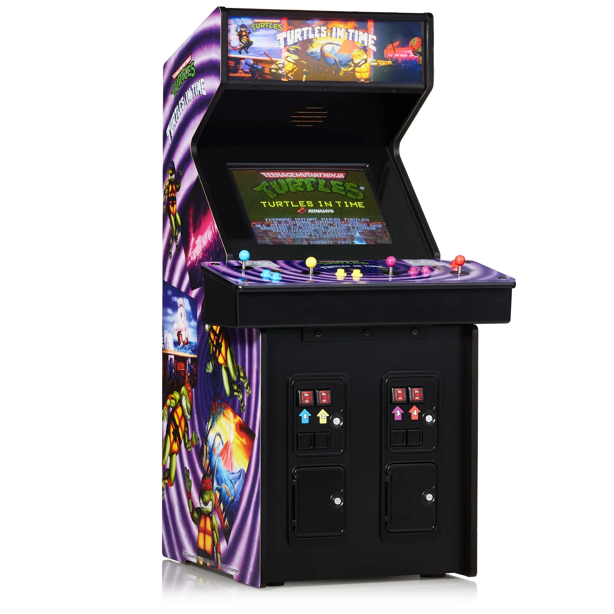 EXCLUSIVE • TMNT – Turtles in Time Quarter Scale Arcade Cabinet