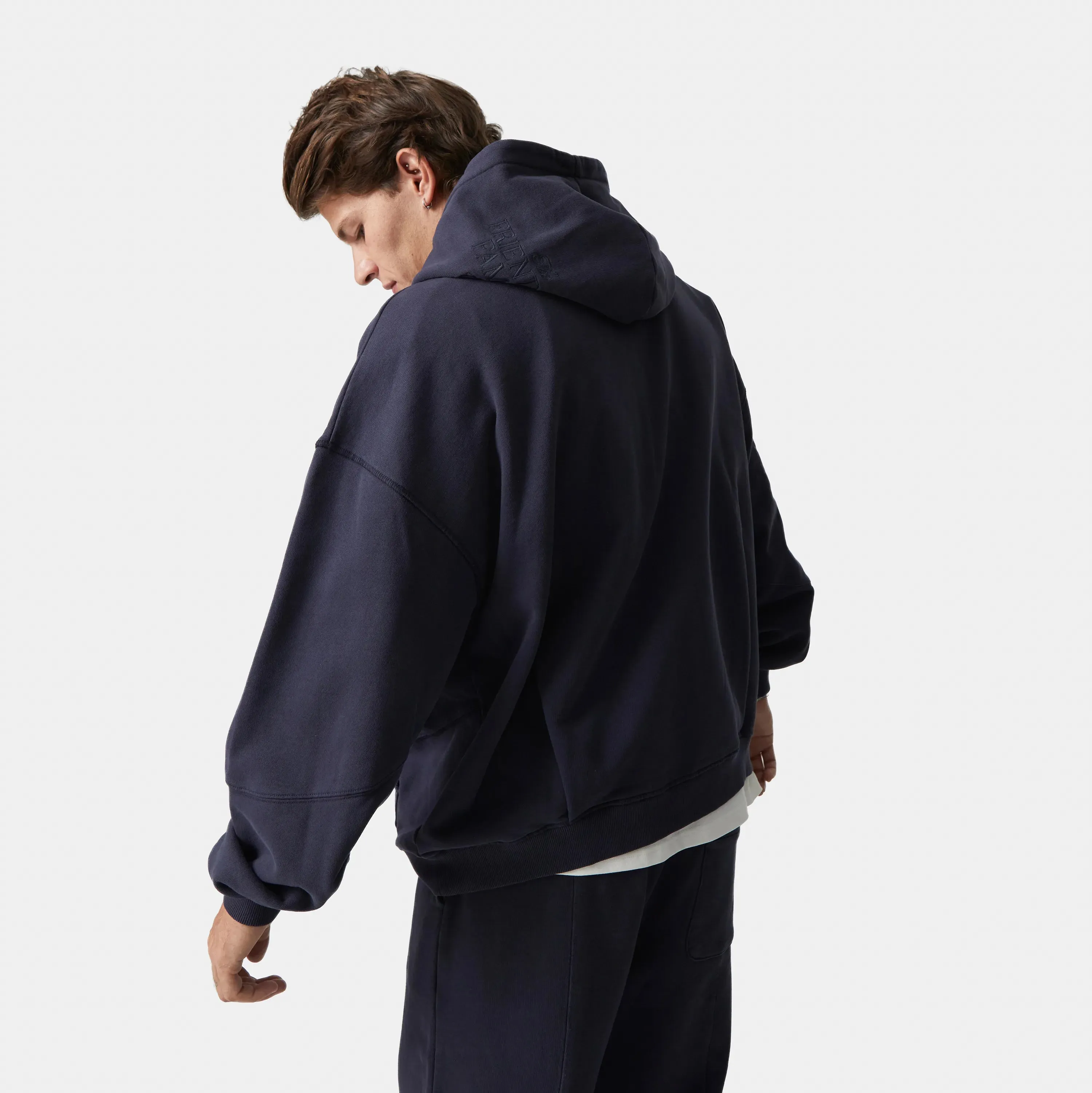 Field Navy Oversized Full Zip