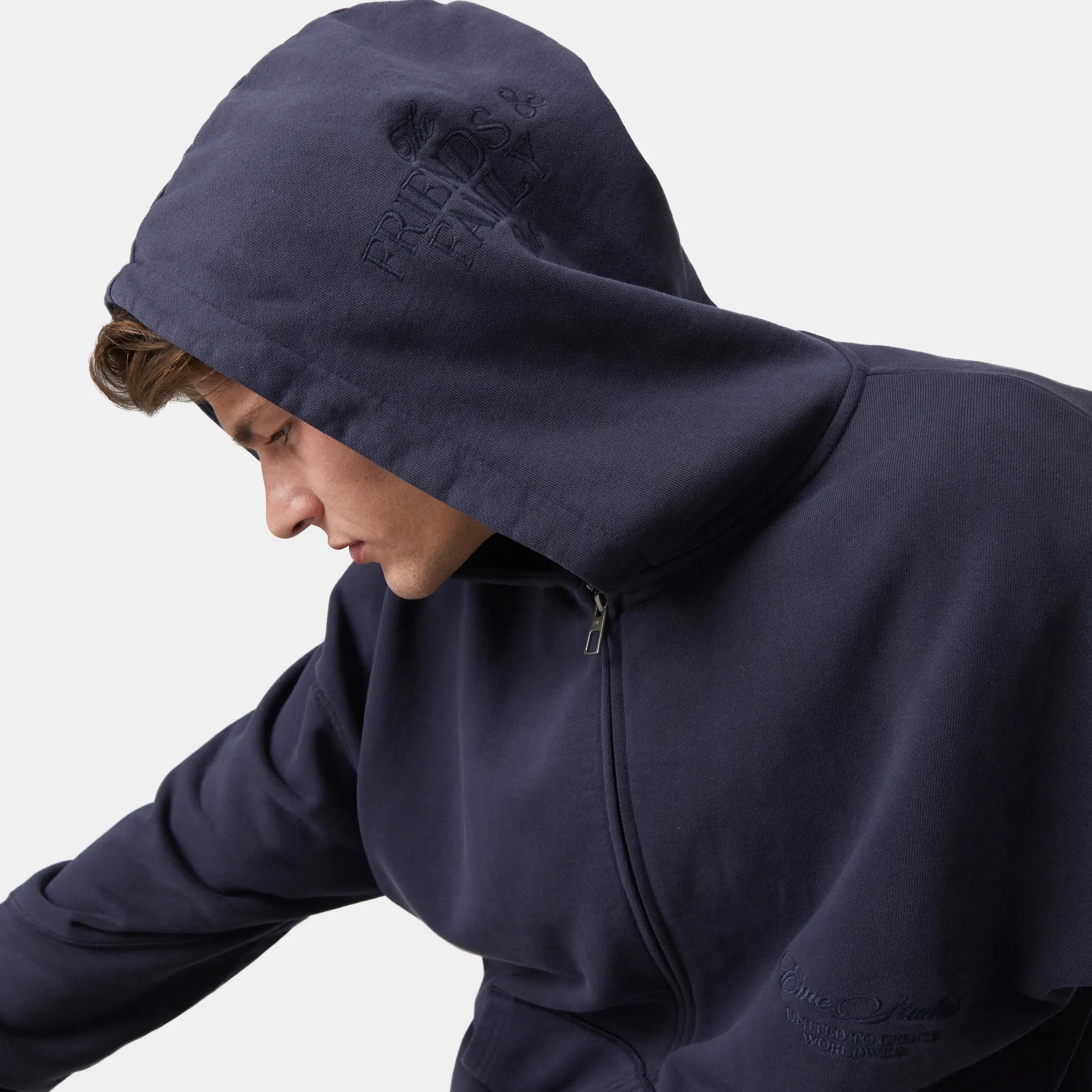 Field Navy Oversized Full Zip