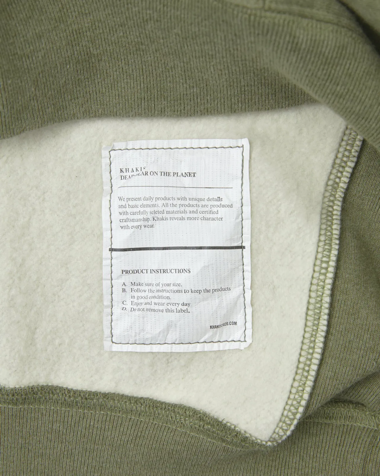 Full Zip Pocket Hoodie Green