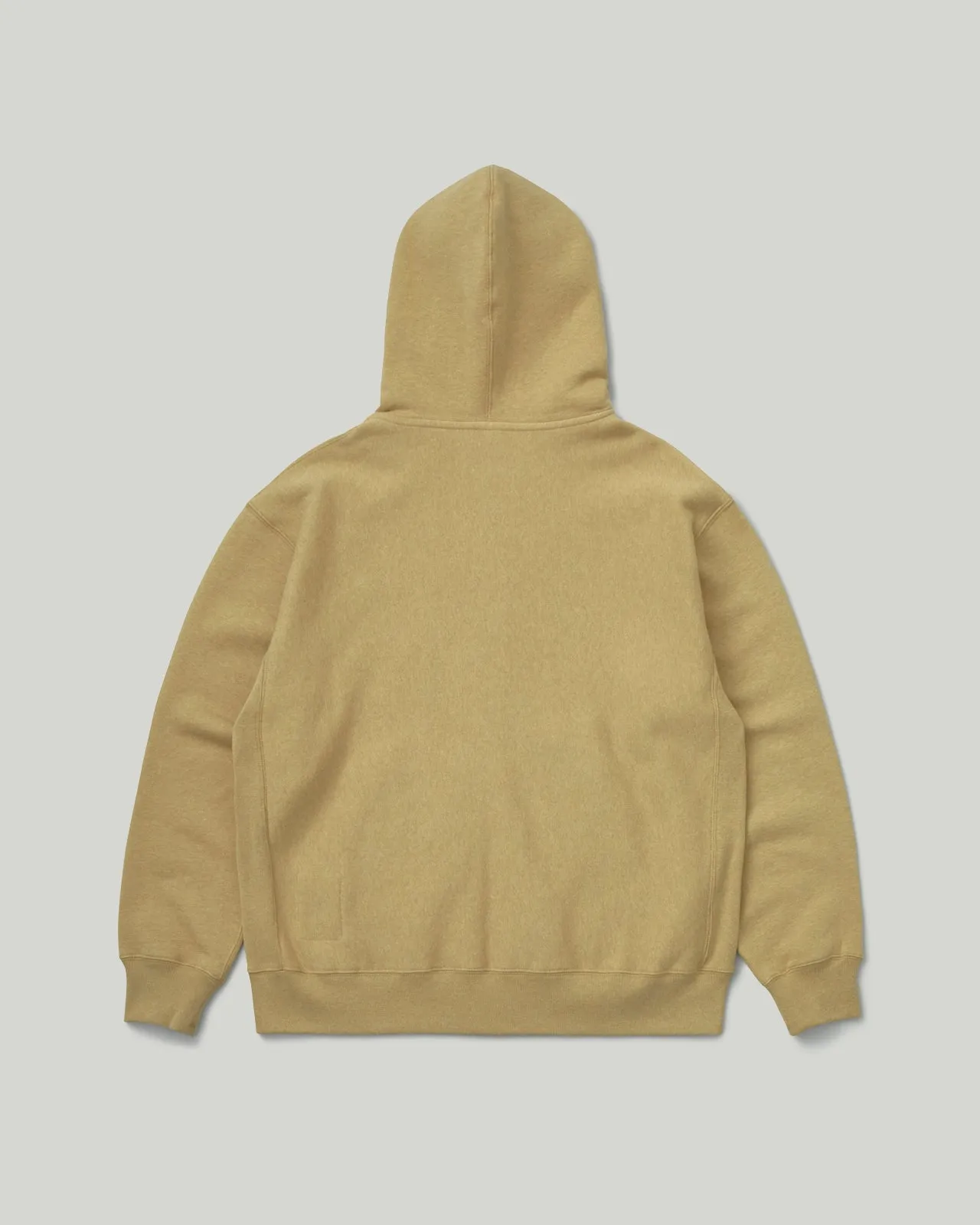 Full Zip Pocket Hoodie Mustard