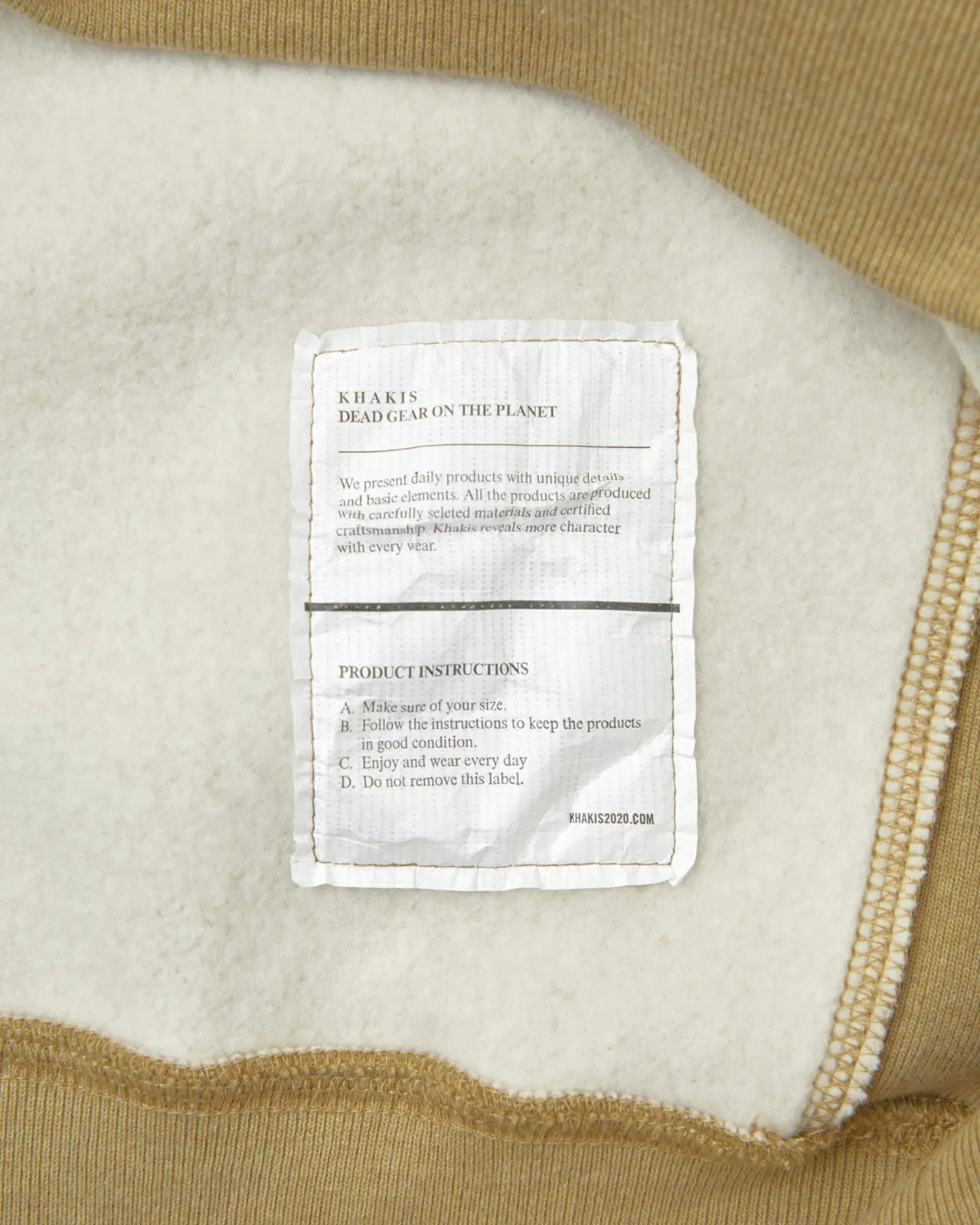 Full Zip Pocket Hoodie Mustard