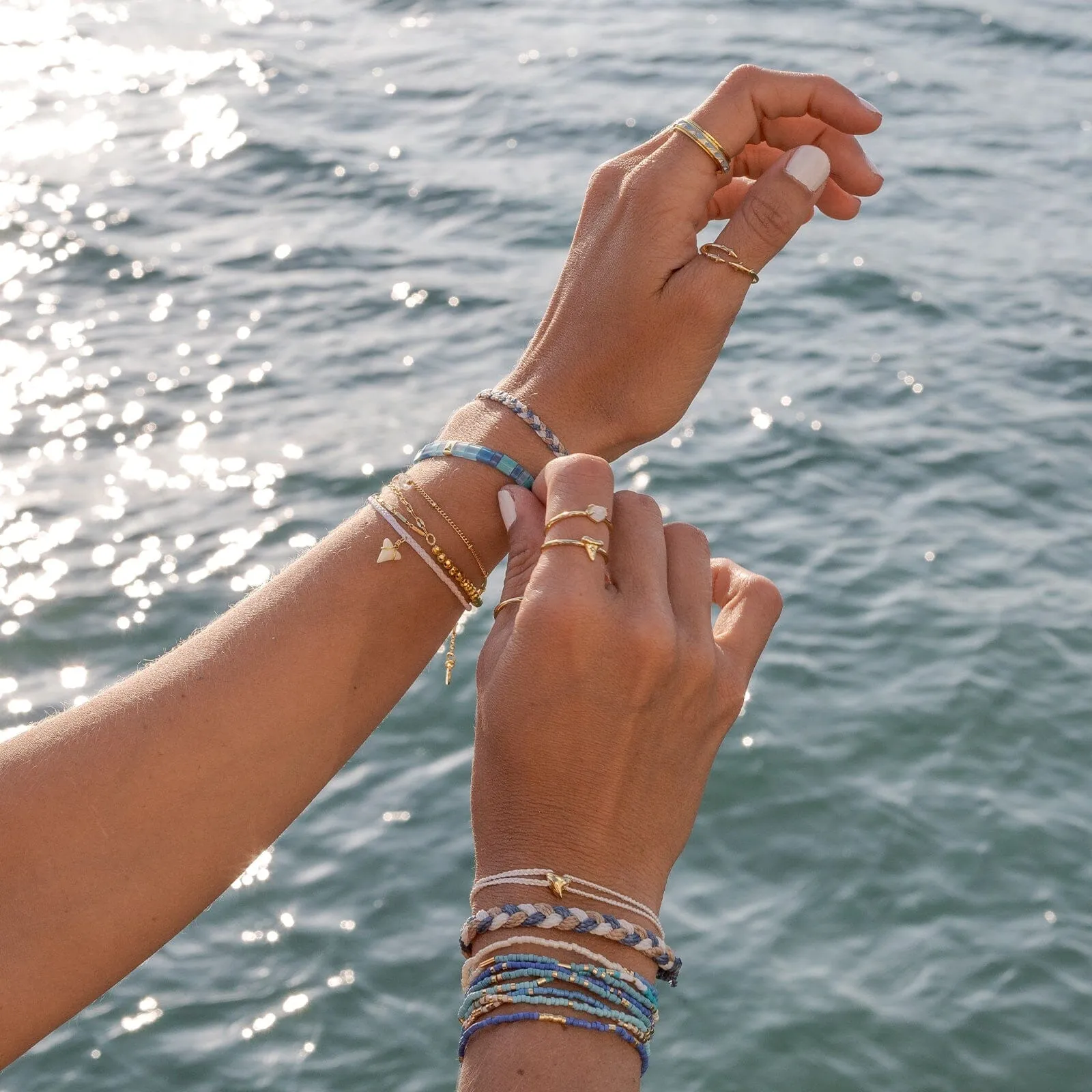 Gold Open Shark Ring
