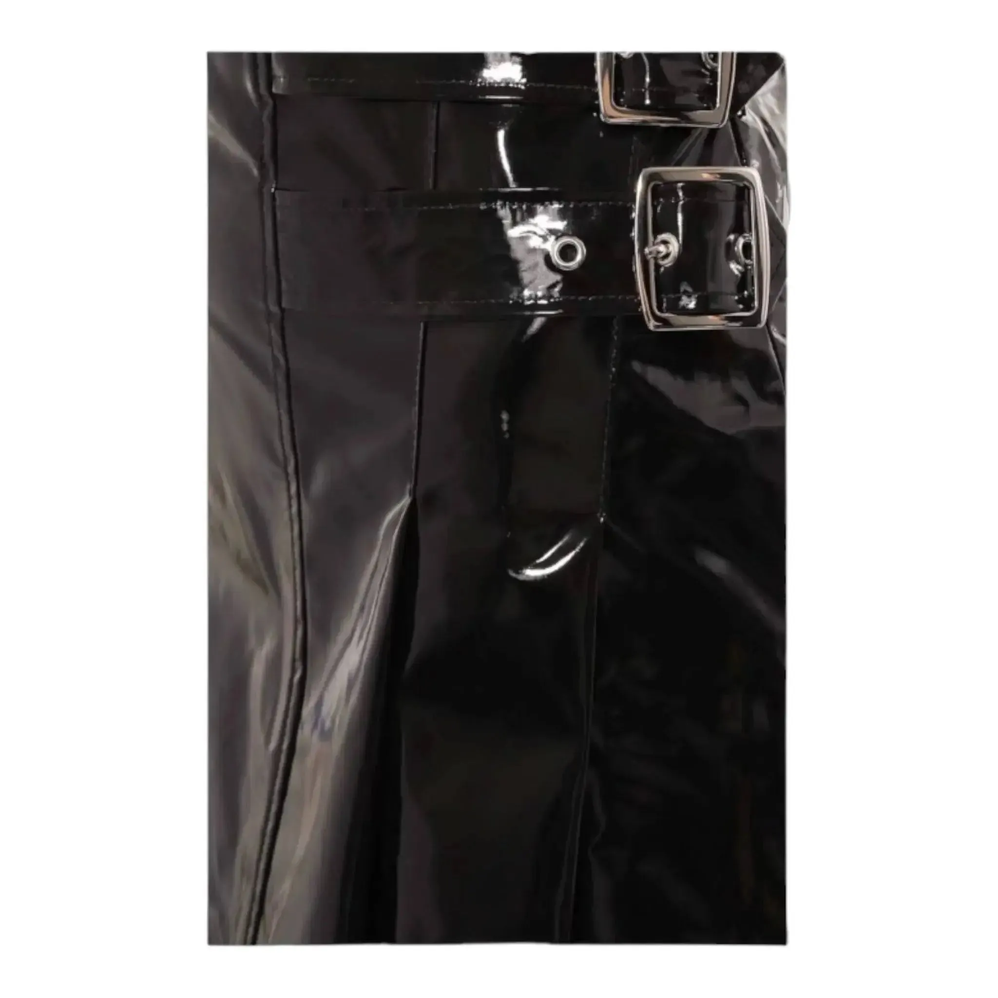Gucci Vinyl Effect Skirt