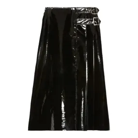 Gucci Vinyl Effect Skirt